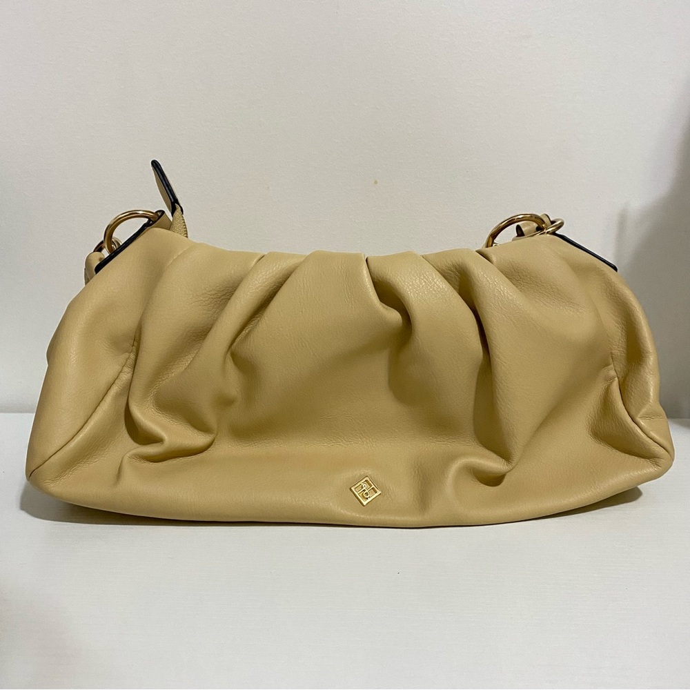 Yellow Leather Shoulder Bag